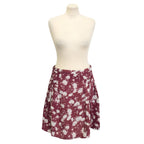 Clothes Pin Red Floral Skirt