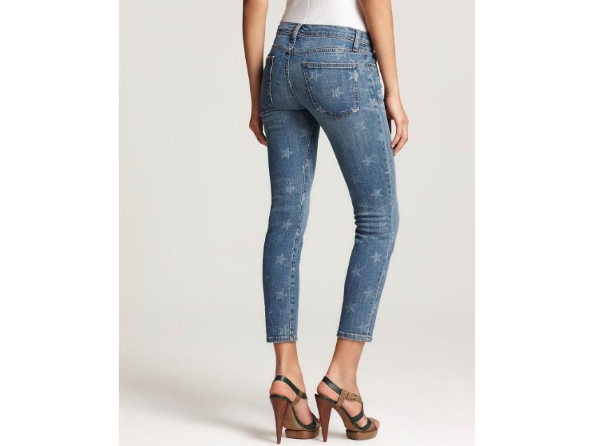 Current/Elliott Star Print Skinny jeans