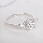 Verde 2ct IGI Lab-grown Round Cut Diamond Ring