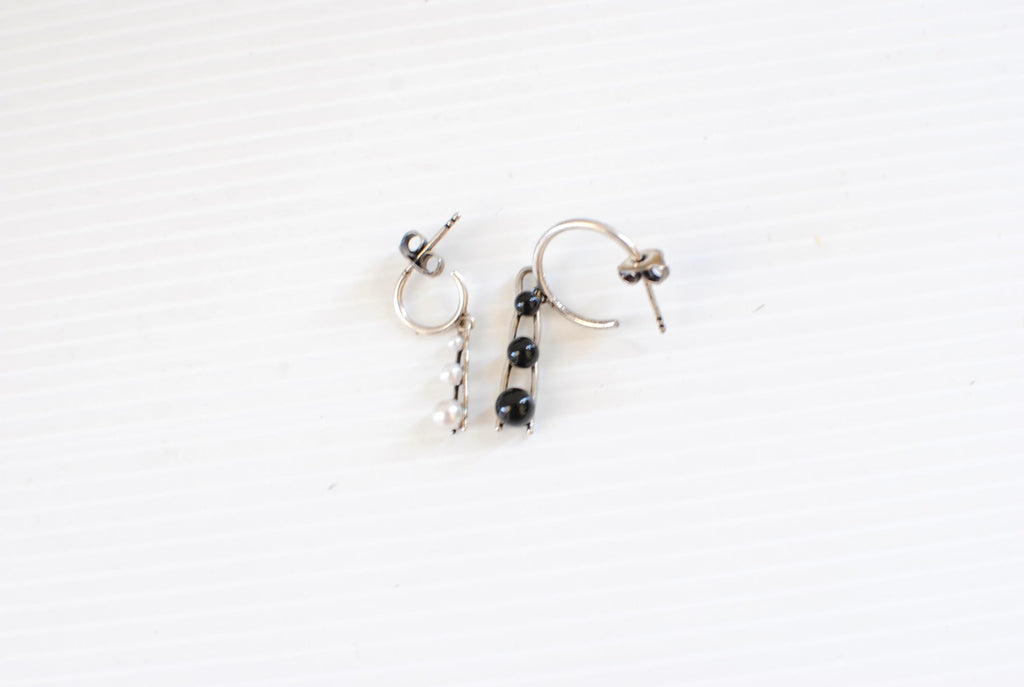 Saint Laurent Faux Pearl Drop Earrings