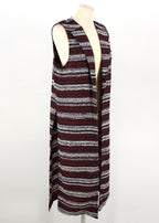 BCBGeneration Sleeveless Striped Waistcoat