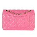 Chanel  Pink Quilted Caviar Small Classic Double Flap Handbag