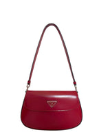 Prada Red Leather Cleo Shoulder Bag
