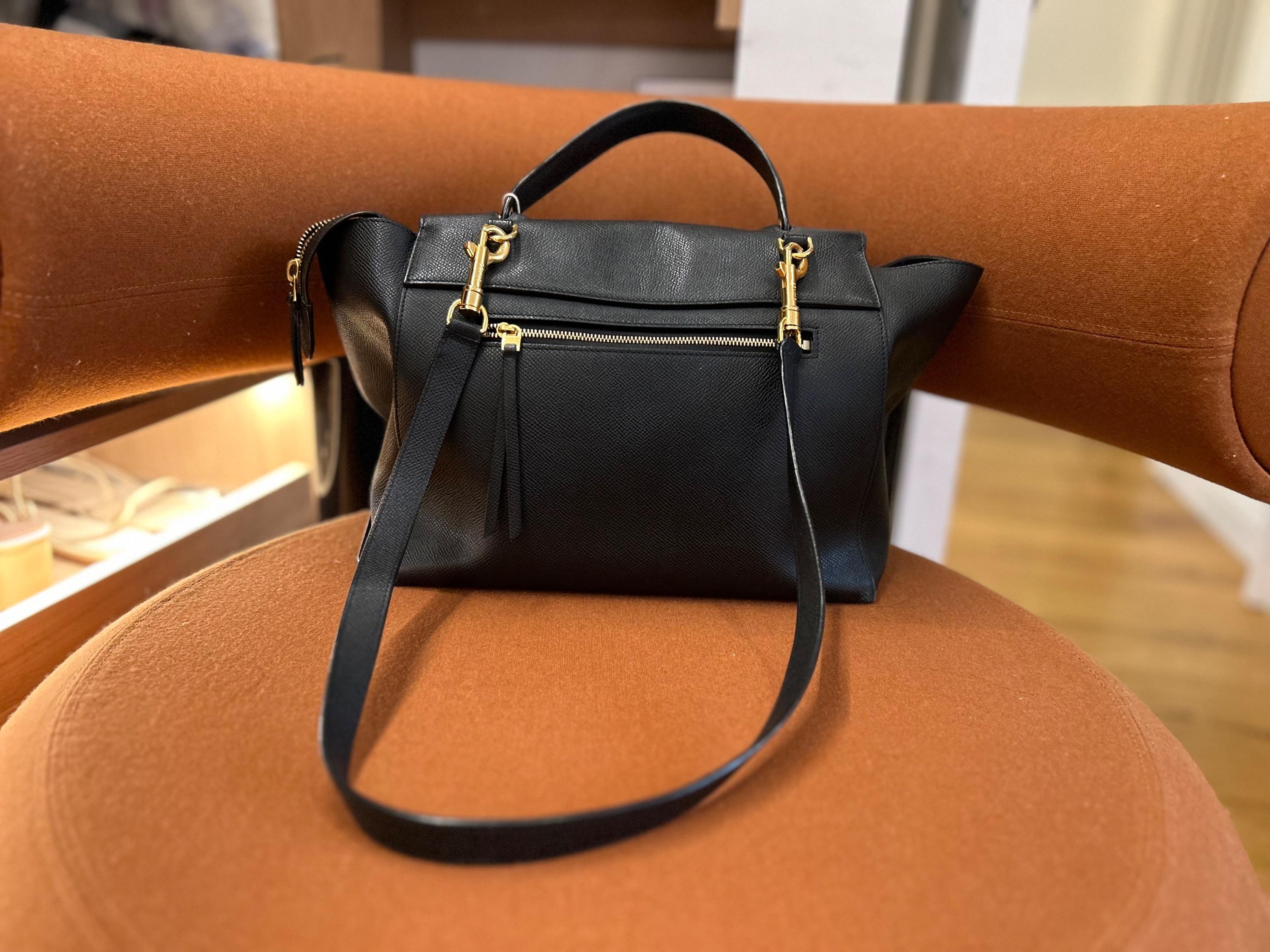 Celine Black Mini Belt Bag