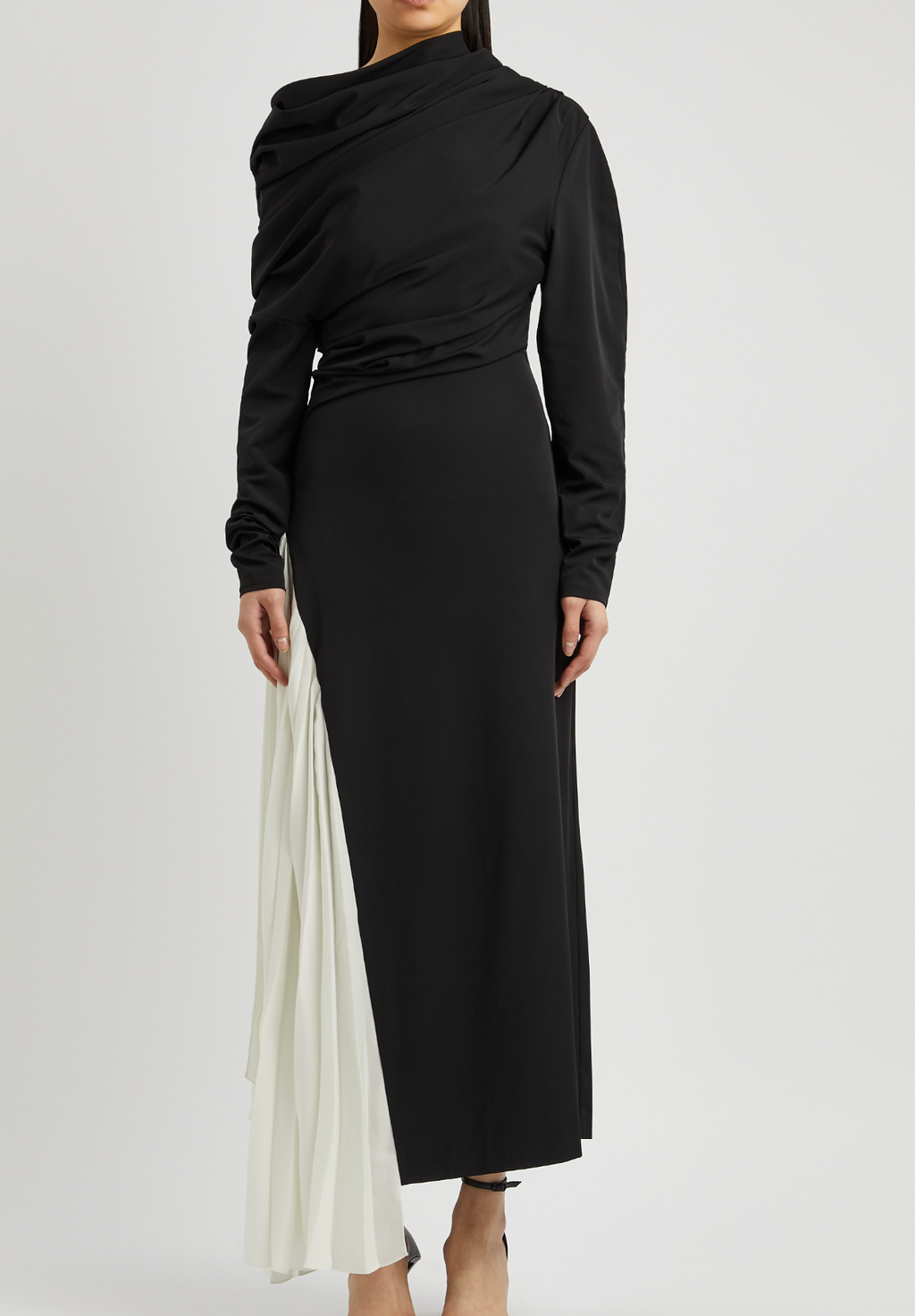 Awake Mode Asymmetric Stretch-Jersey Maxi Dress
