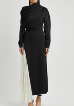 Awake Mode Asymmetric Stretch-Jersey Maxi Dress