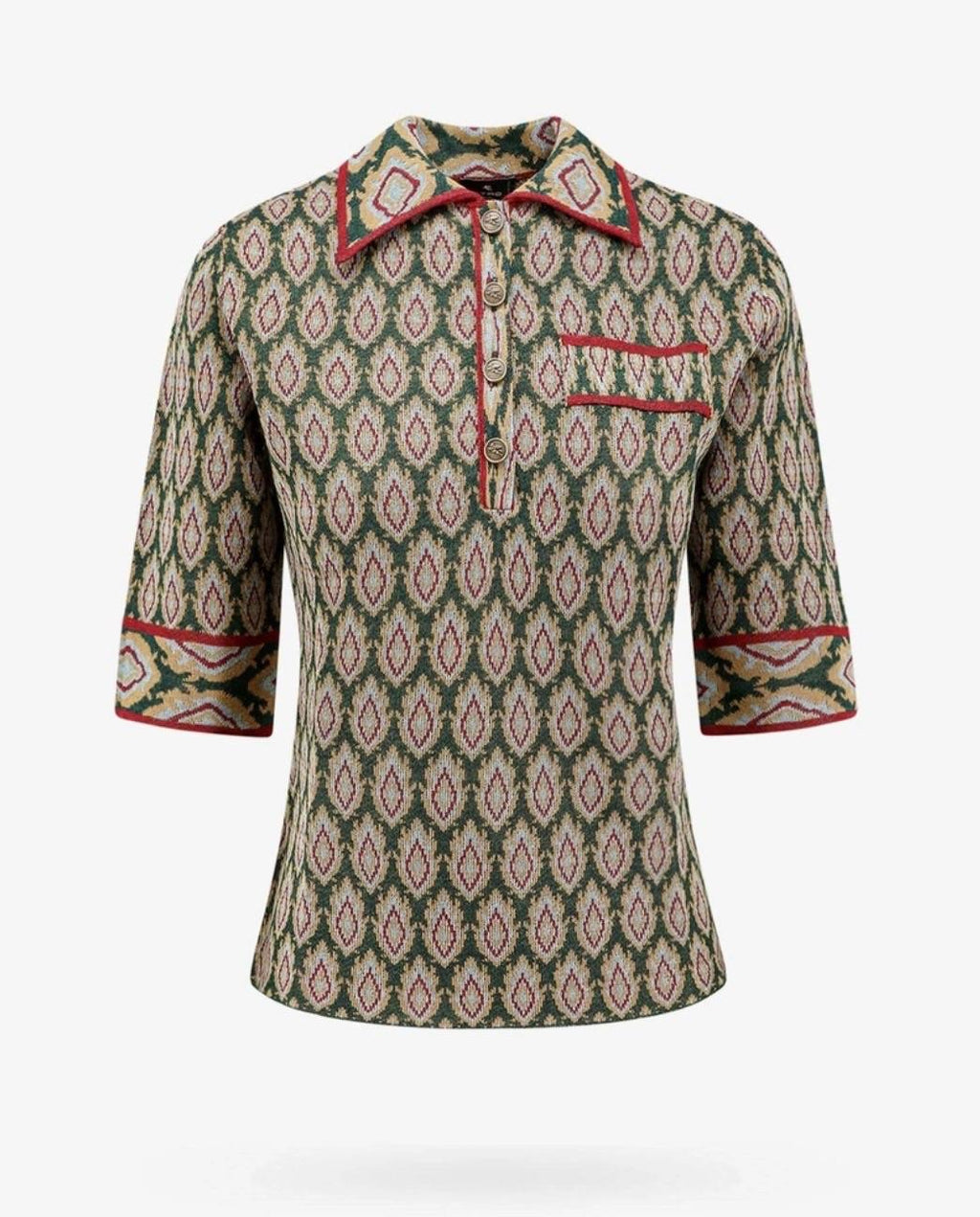 Etro Printed Polo Shirt