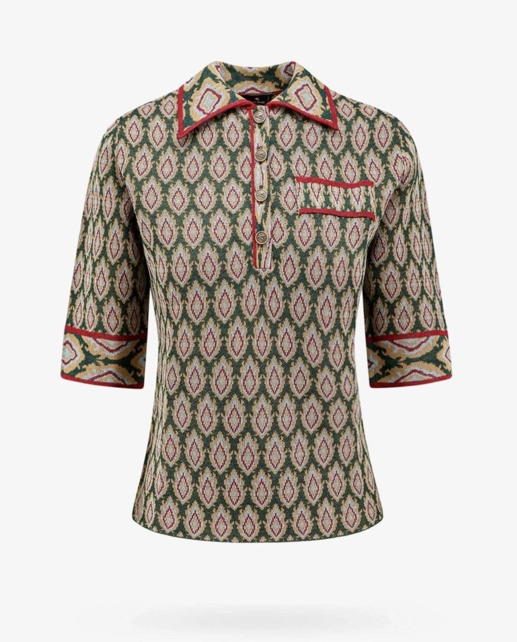 Etro Printed Polo Shirt
