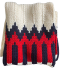 Chloe Tricolour Wool Scarf