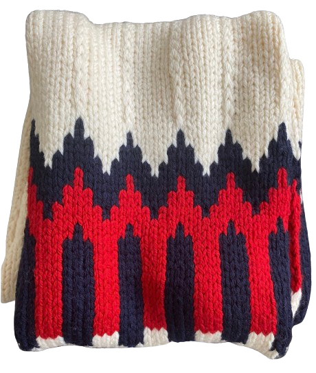 Chloe Tricolour Wool Scarf