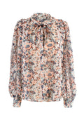 Ulla Johnson Floral Sheer Silk Blouse