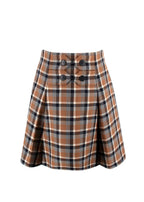 Christian Dior Tartan Wool Mini Skirt