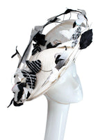 Edwina Ibbotson Cream Woven Floral Hat