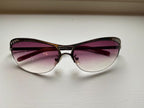 Celine Vintage Pink Crystal Embellished Sunglasses