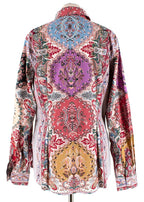 Etro Paisley Print Cotton Slim Fit Shirt