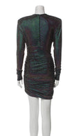 Alexander Vauthier Black Rhinestone Embellished Mini Dress