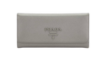 Grey Saffiano Continental Purse/Wallet