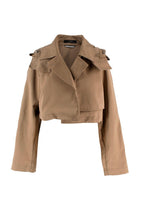 Weekend MaxMara Beige Cropped Trench Coat