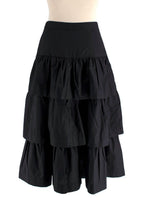 Ulla Johnson Winnie Tiered Cotton Midi Skirt