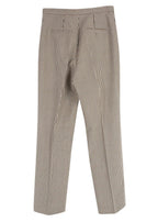Fendi Brown Houndstooth Wool Trousers