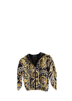 Baroque Print Hooded Jacket