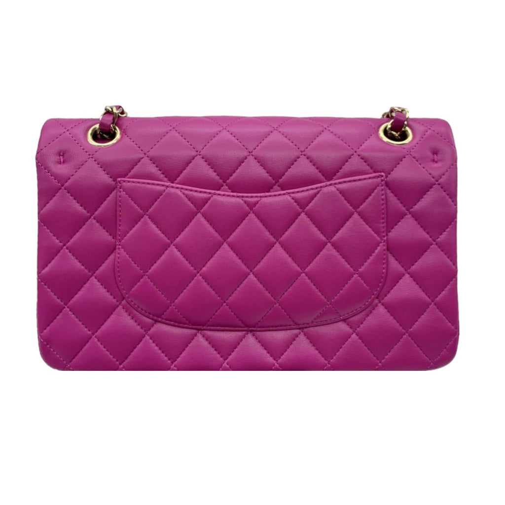 Chanel Pink Medium Lambskin Double Flap Bag