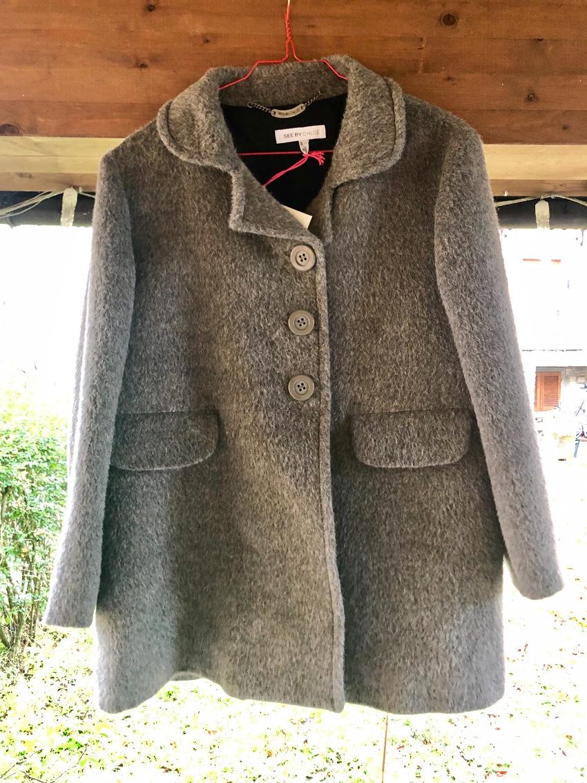 See by Chloe grey coat