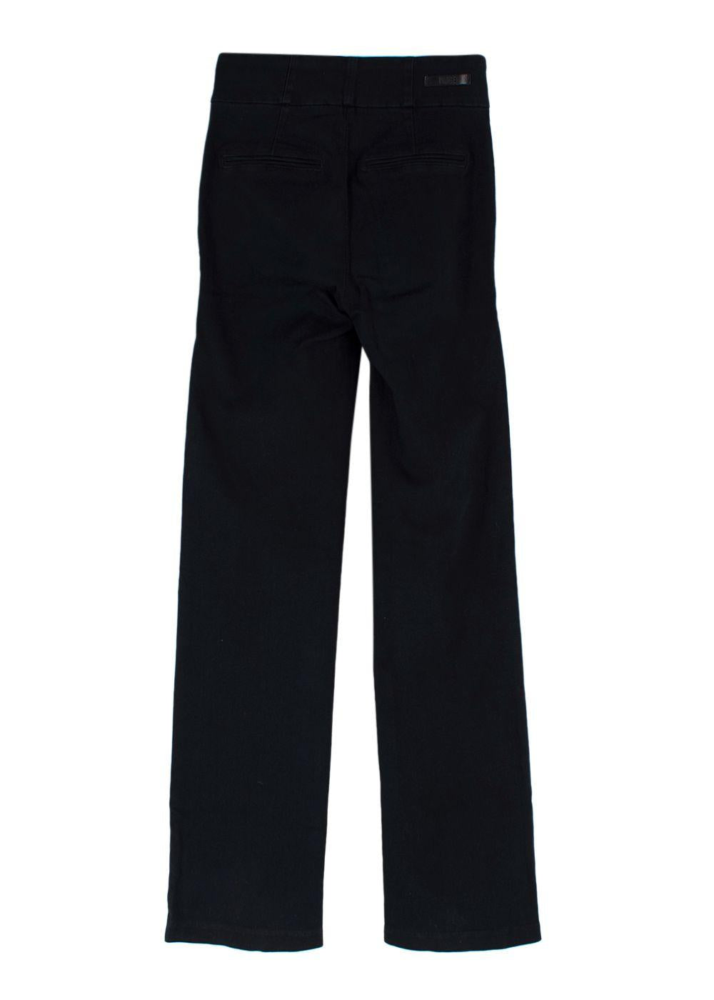 Paige Black Denim Blake Corset Jeans
