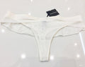 Chantal Thomass Ivory Tulle Fluted Thong