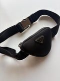 Prada Black Nylon Belt Bag
