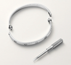Cartier White Gold Love Bangle