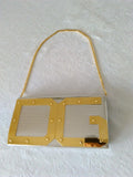 Dolce & Gabbana Python Panelled Epi Leather Clutch