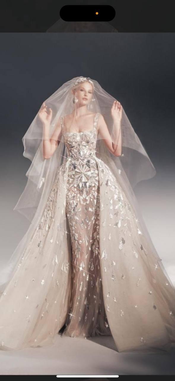 Zuhair Murad Couture Embellished Tulle 2022 bridal collection