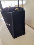 Givenchy Black Medium Canvas Shopper Tote Bag