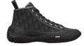 Dior Black Oblique Jacquard High Top Sneakers