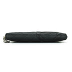 Chanel Black Lambskin Cambon Long Zip Wallet