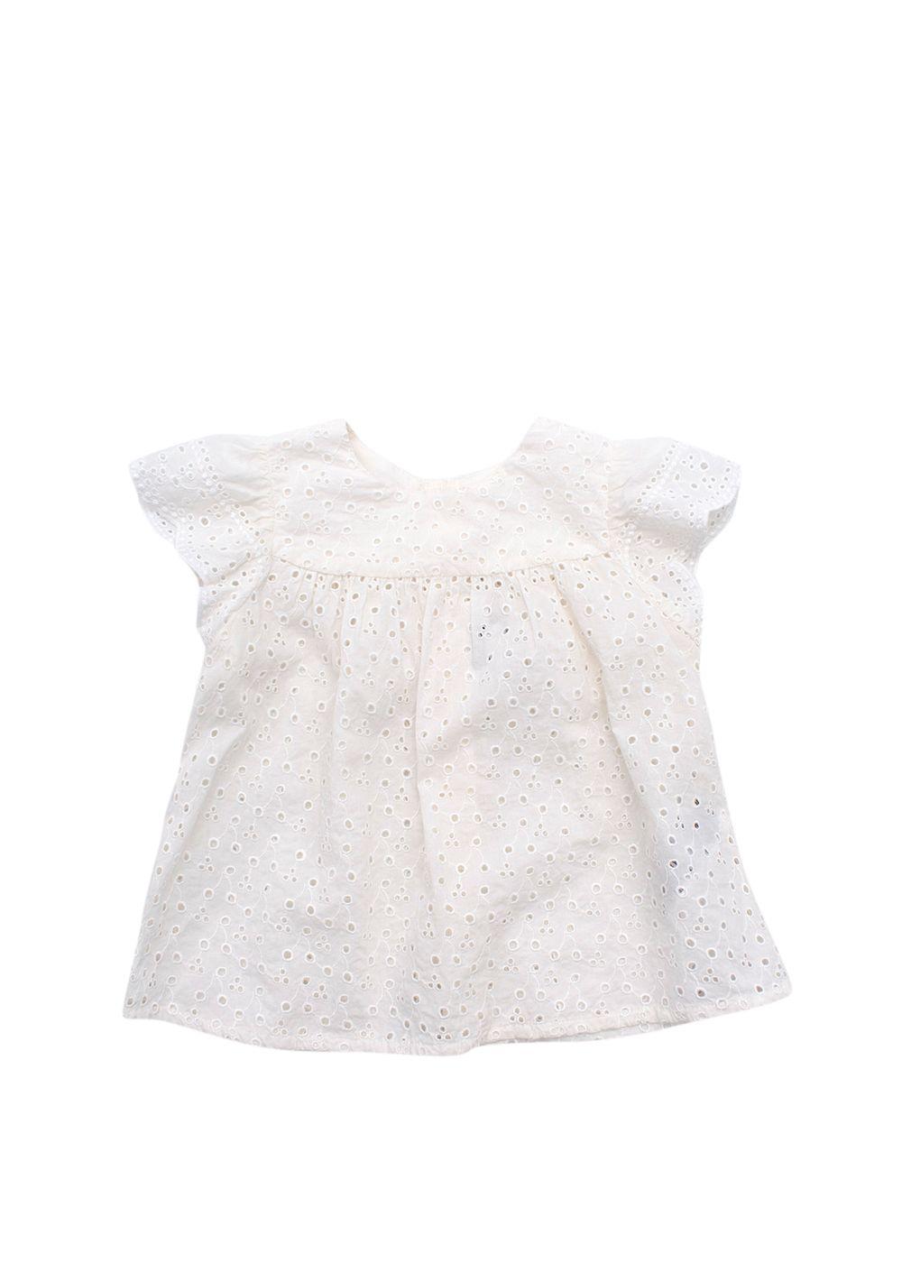 Bonpoint Kids White Lace Blouse