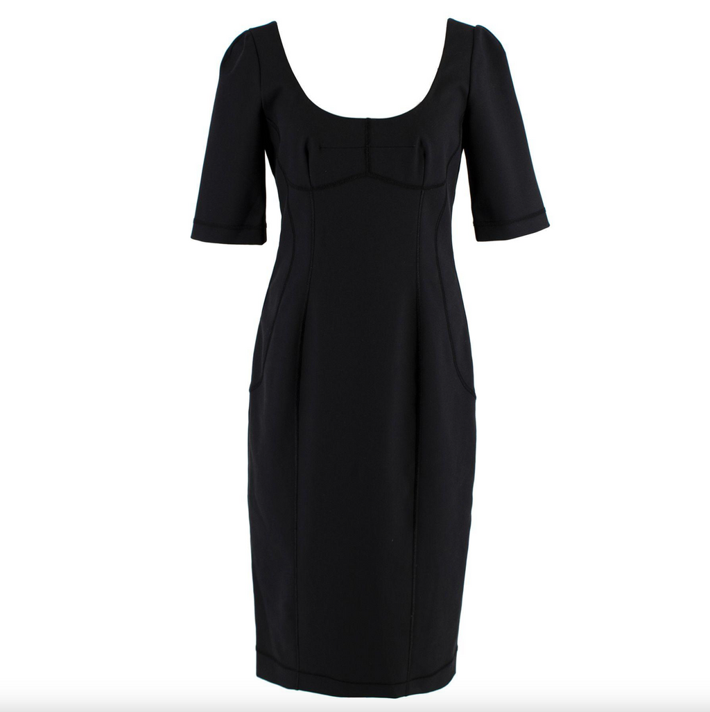 Dolce & Gabbana Nate Scoop-neck Stretch-cotton Dress