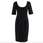 Dolce & Gabbana Nate Scoop-neck Stretch-cotton Dress