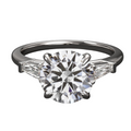 2 Carat Radiant Cut Lab Grown Diamond Ring