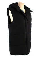 Black Down Hooded Gilet