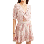 Faithfull the Brand Marigot Pink Floral Dress