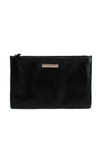 Gucci Vintage Black Leather Pouch
