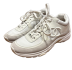 Chanel White CC Trainers