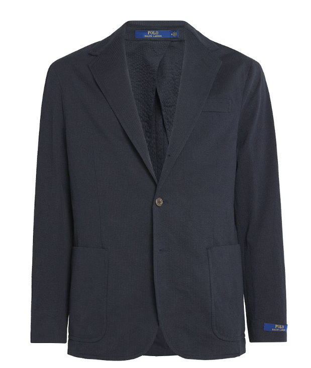 Polo Ralph Lauren Seersucker Modern Knit Soft Blazer