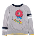 Fendi Kids 5Y Grey Monster Sweatshirt
