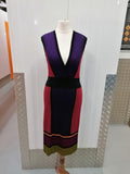 Wool Blend Knitted Sleeveless Dress