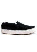 Celine Black Pony Hair Slip On Sneakers