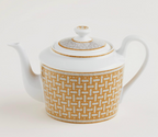Hermes Mosaique Au 24 Gold Teapot