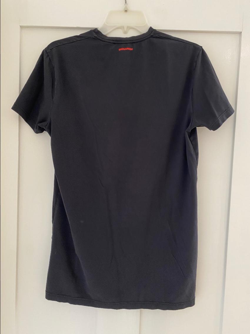 DSquared2 Black V-Neck T-Shirt